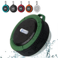 Enceinte Bluetooth étanche noire avec ventouse intégrée